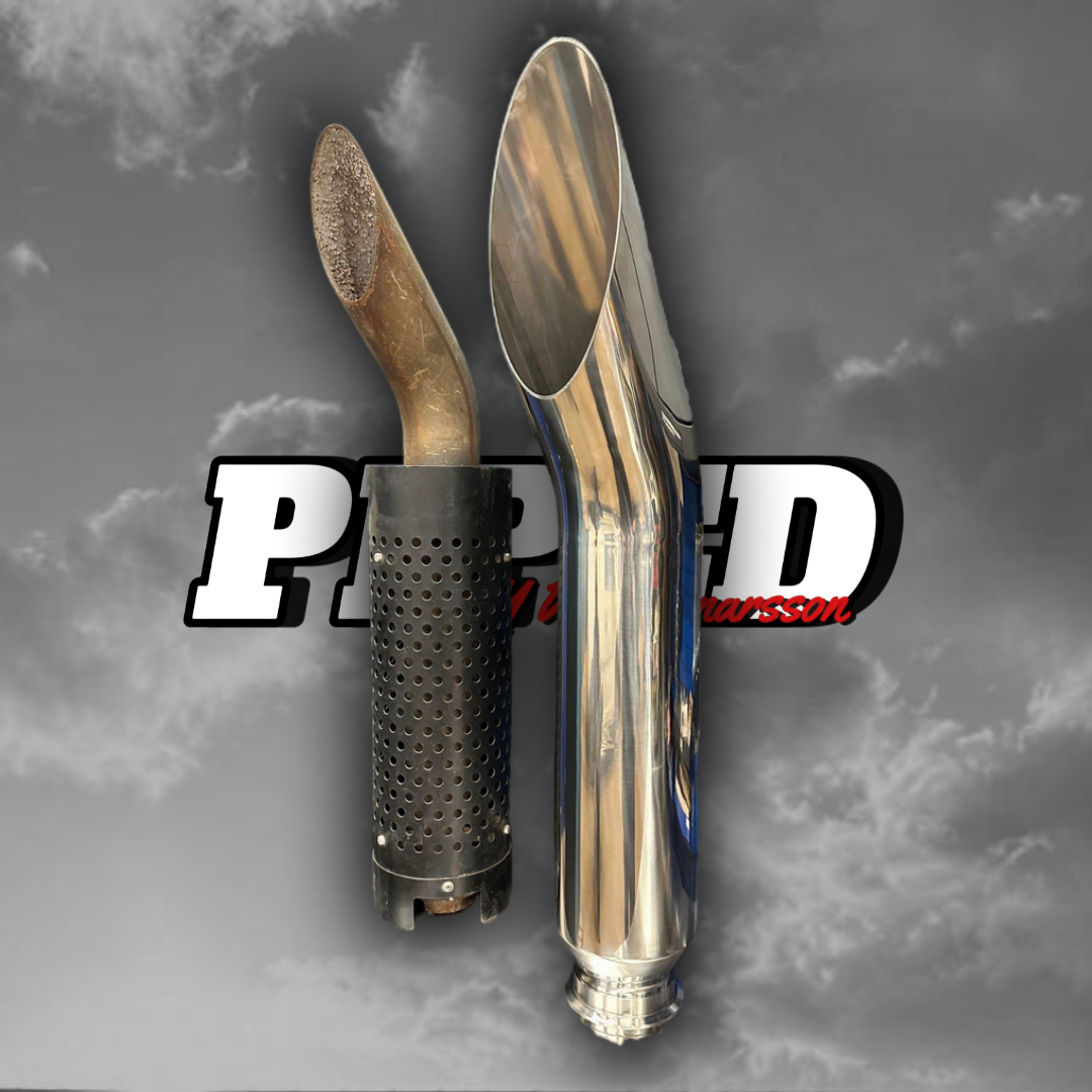 Rostfritt Avgasrör FENDT 724 6''