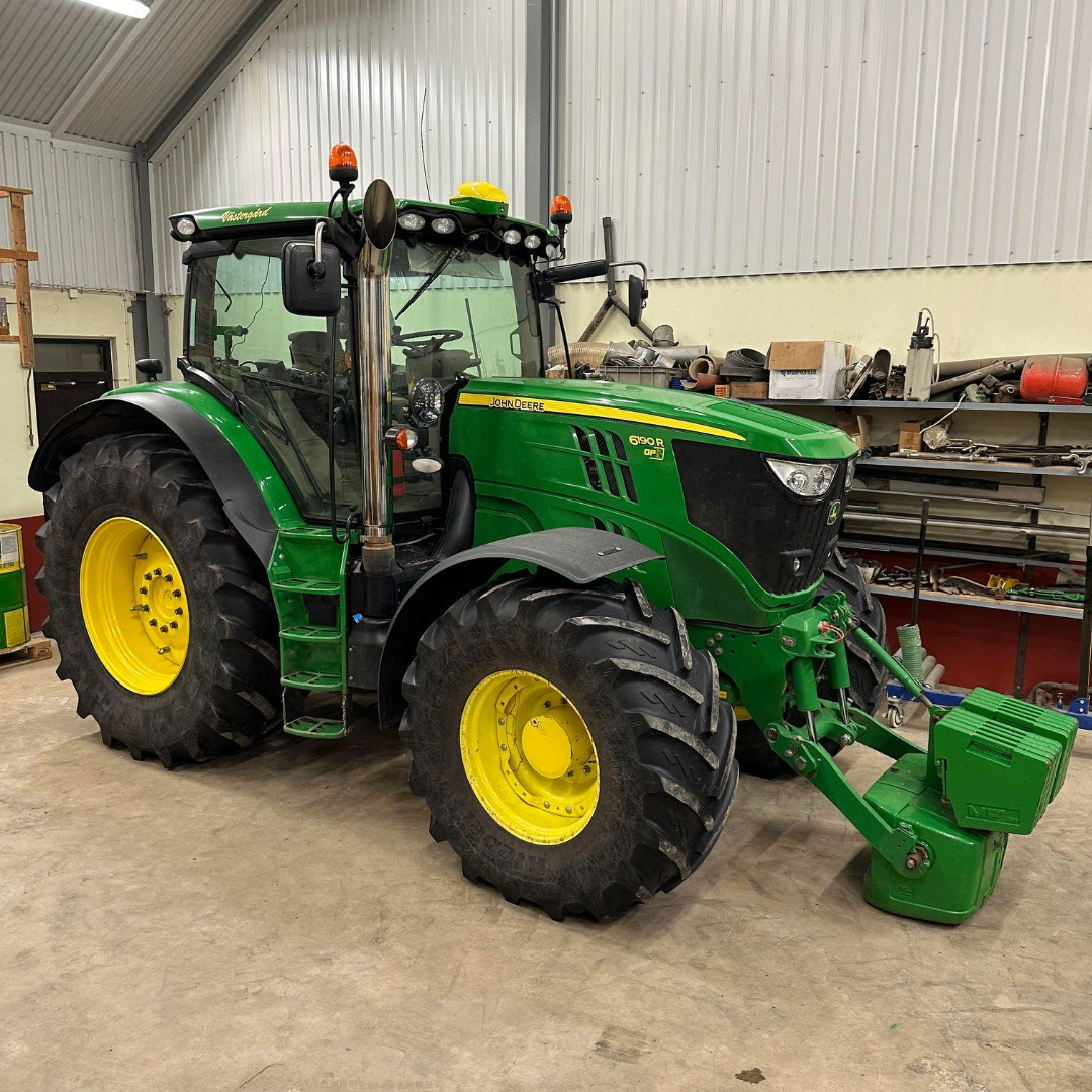 Rostfritt Avgasrör JOHN DEERE 6190R 6''